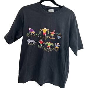 Dim Sum Rare T Shirt ‎ Black Size L